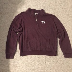 VS Pink Quarter ZIP